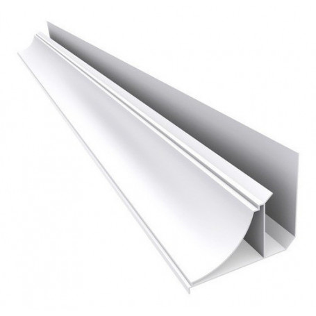 Perfil Moldura Blanco de PVC x 6 m.