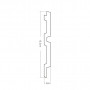 Revestimiento de Pared Interior Flat Gris Satinado 12mm