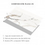 Placa UV de SPC Atenas 3 mm (1.22 x 2.44 m)