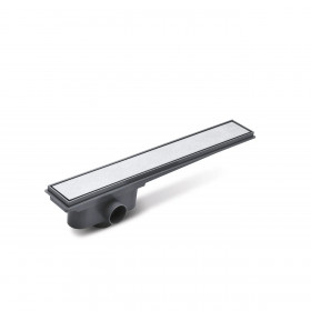 Desagüe Lineal Clásico Mate sin adaptador Esmerilado 45 cm x 6,8 cm x 9,7 cm