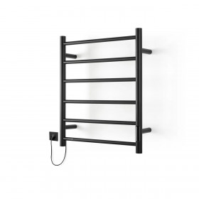 Toallero Eléctrico Coco Flow Negro Mate 50 cm x 60 cm x 12 cm